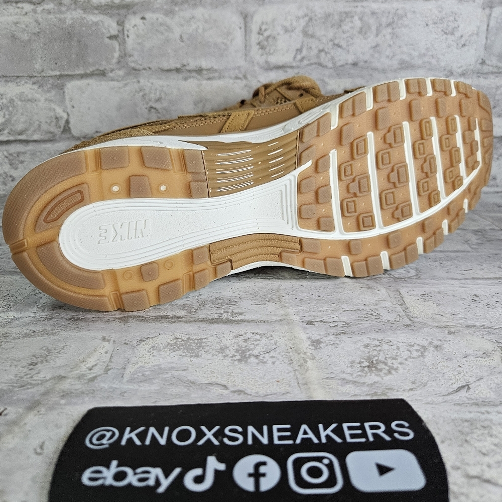 Nike P-6000 SE Flax Metallic Gold Mesh Sneaker HF0015-201 Men's Size 11.5 - Picture 6 of 7